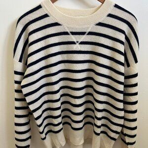 Madewell Cashmere Striped Sweater